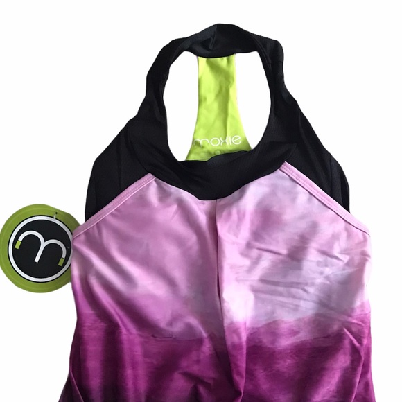 Moxie Cycling Co T Back Layered Tank Purple NWT S - Picture 4 of 8
